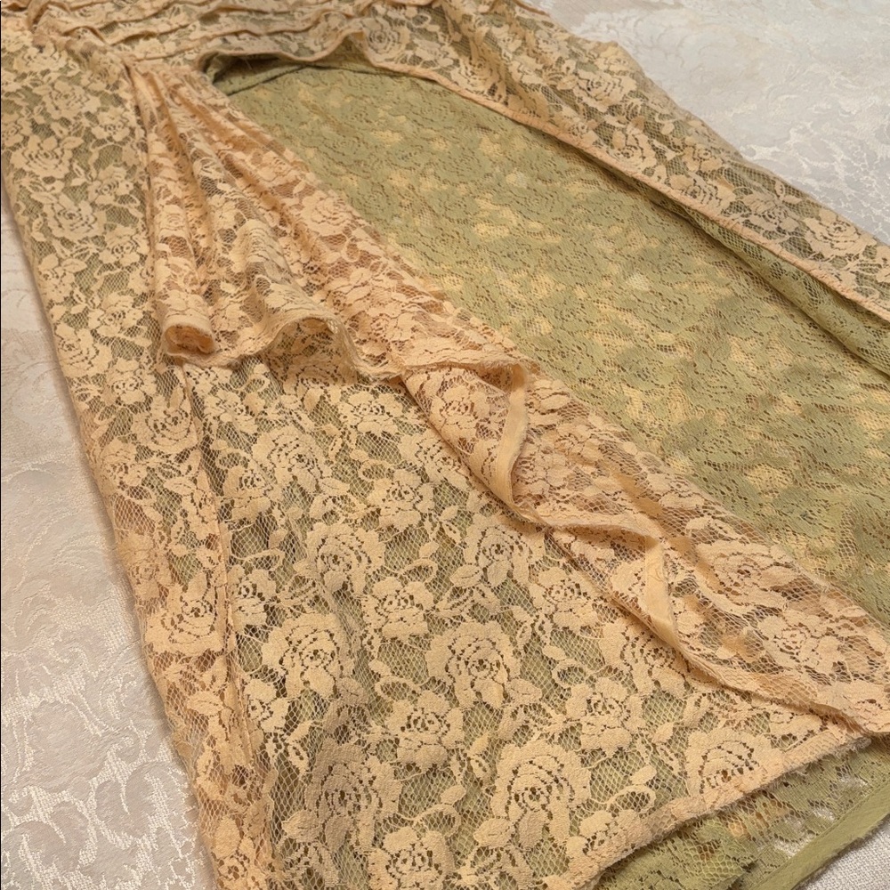 Free People One Solene lace high low skirt sz.M - Picture 7 of 16
